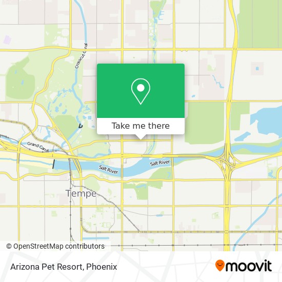 Arizona Pet Resort map