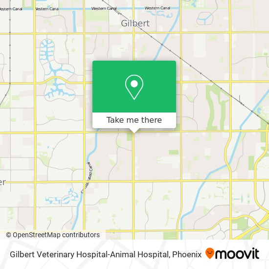 Gilbert Veterinary Hospital-Animal Hospital map