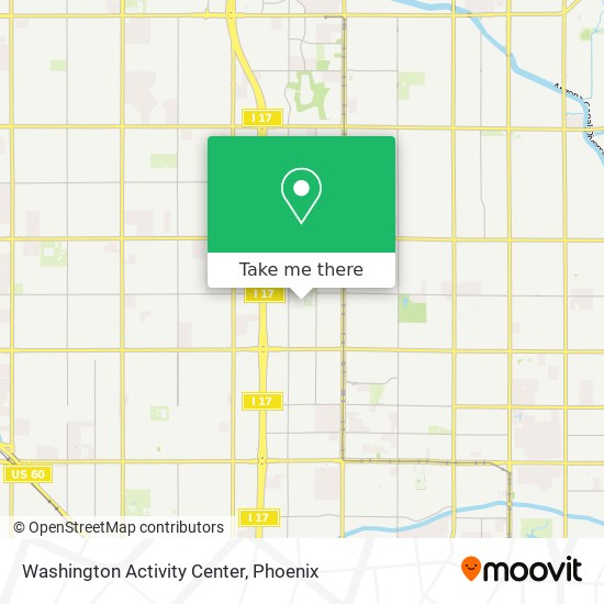 Washington Activity Center map