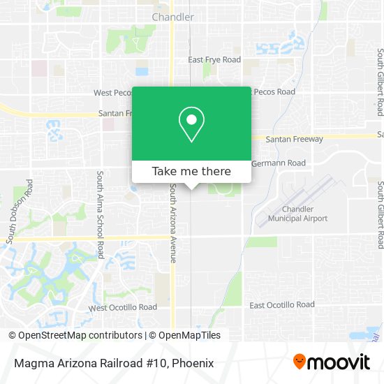 Magma Arizona Railroad #10 map