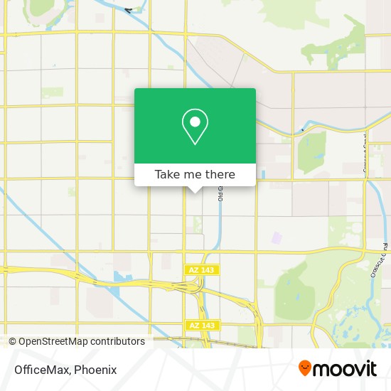 OfficeMax map