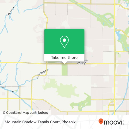 Mapa de Mountain Shadow Tennis Court