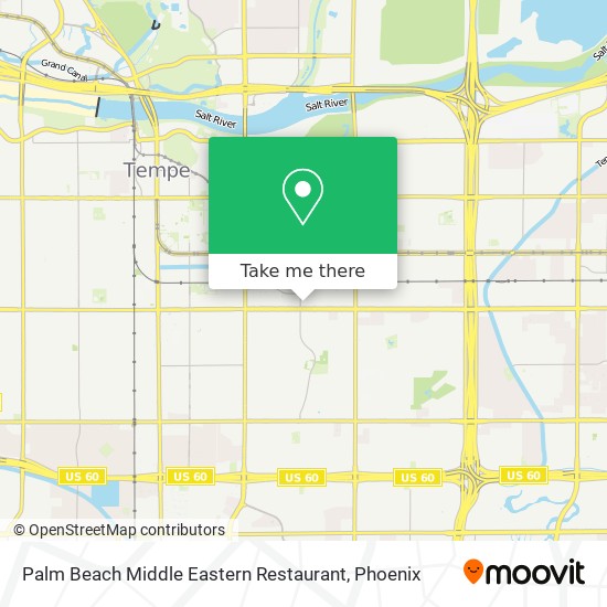 Palm Beach Middle Eastern Restaurant map