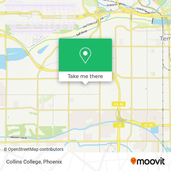 Collins College map