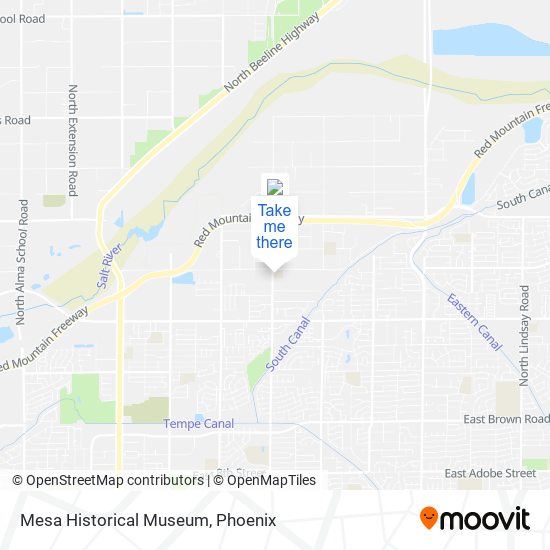 Mesa Historical Museum map