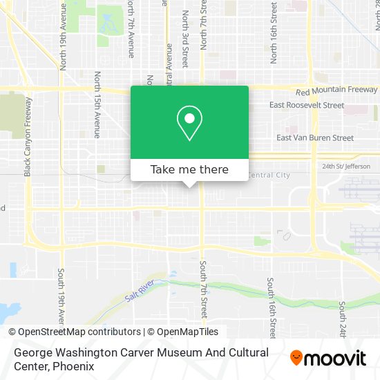 Mapa de George Washington Carver Museum And Cultural Center