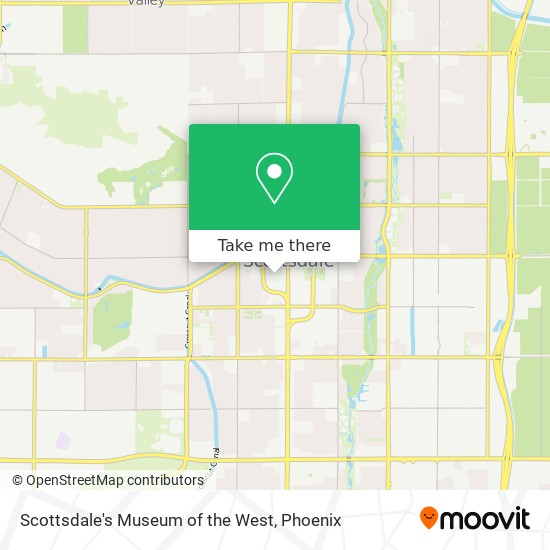 Scottsdale's Museum of the West map