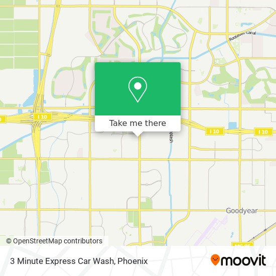 3 Minute Express Car Wash map