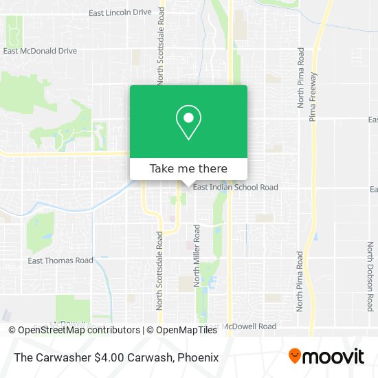 Mapa de The Carwasher $4.00 Carwash