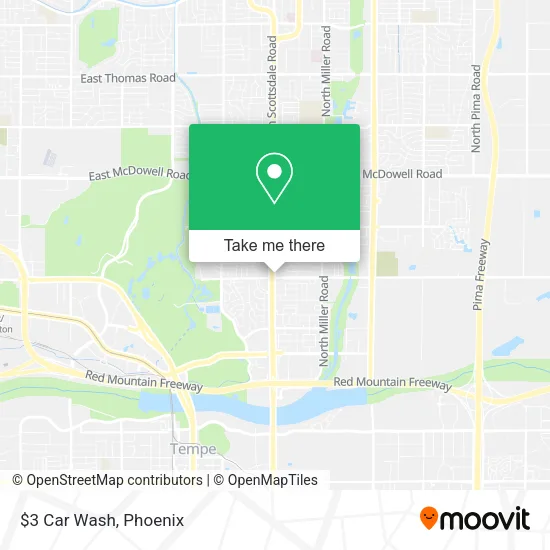 $3 Car Wash map
