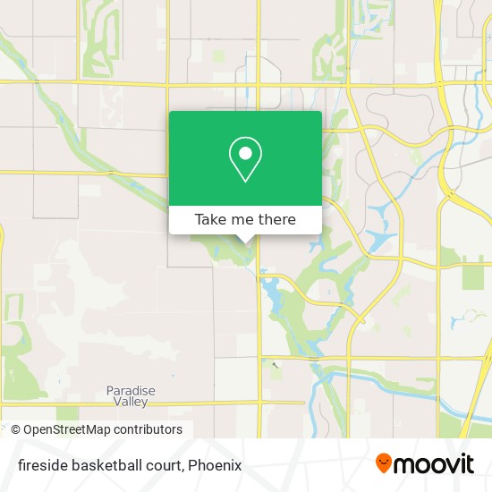 Mapa de fireside basketball court