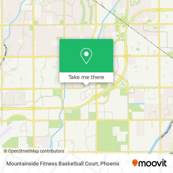 Mapa de Mountainside Fitness Basketball Court