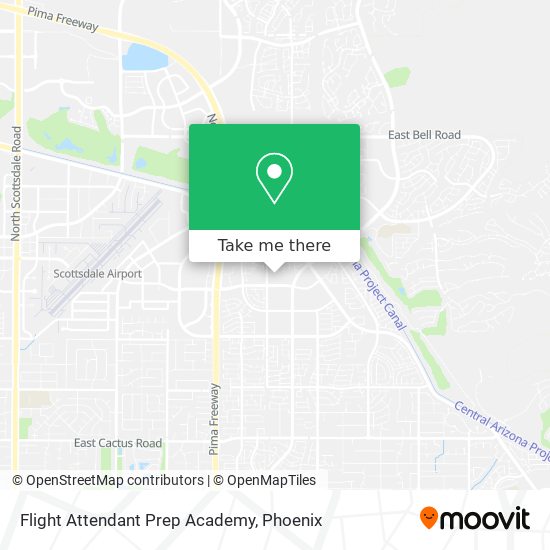 Mapa de Flight Attendant Prep Academy