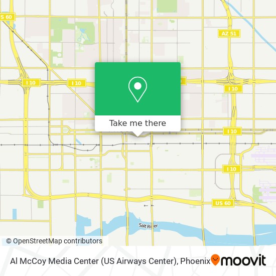 Al McCoy Media Center (US Airways Center) map