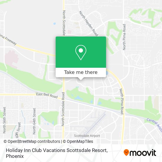 Mapa de Holiday Inn Club Vacations Scottsdale Resort