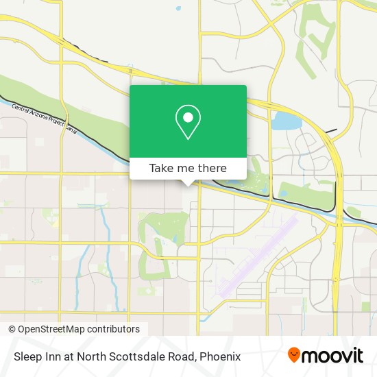 Mapa de Sleep Inn at North Scottsdale Road