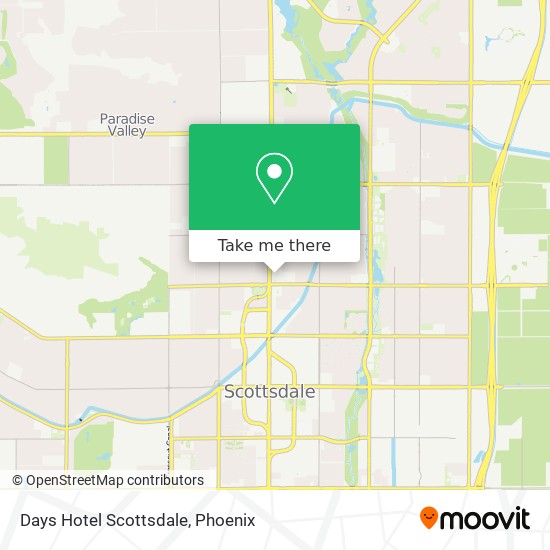 Days Hotel Scottsdale map