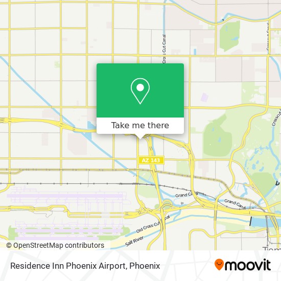 Mapa de Residence Inn Phoenix Airport