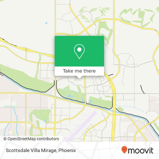 Scottsdale Villa Mirage map