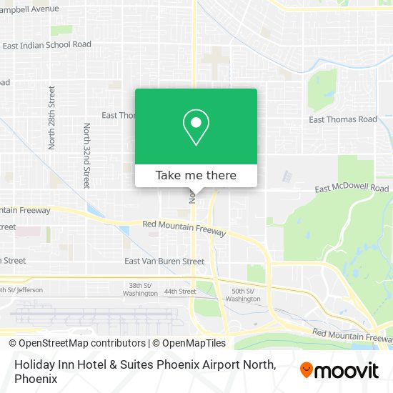 Mapa de Holiday Inn Hotel & Suites Phoenix Airport North