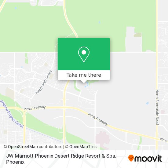 Mapa de JW Marriott Phoenix Desert Ridge Resort & Spa