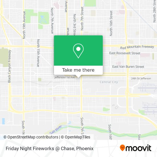 Friday Night Fireworks @ Chase map