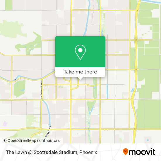 The Lawn @ Scottsdale Stadium map