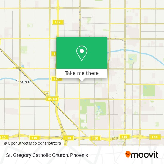 St. Gregory Catholic Church map