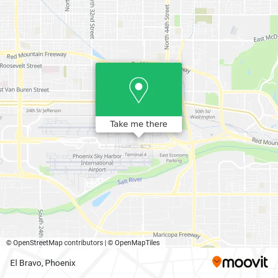El Bravo map