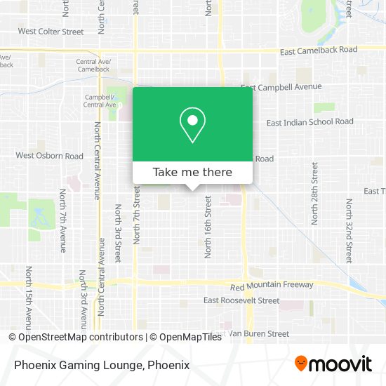 Phoenix Gaming Lounge map