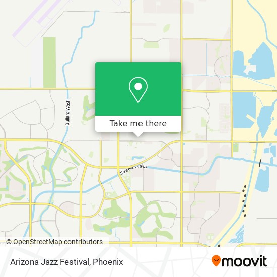 Arizona Jazz Festival map