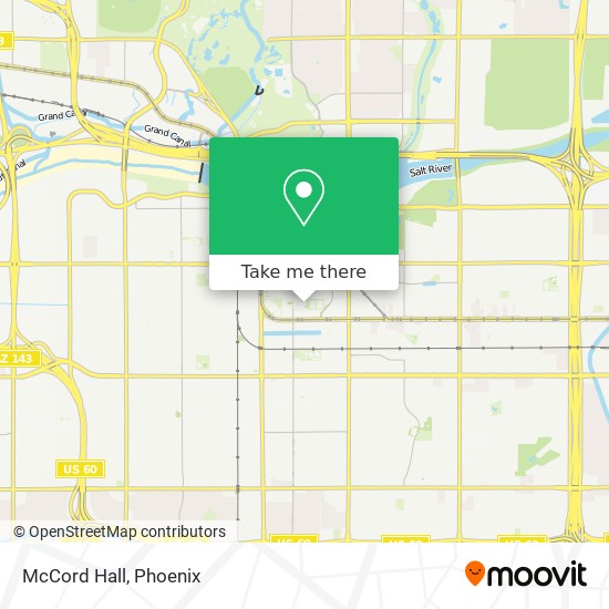 Mapa de McCord Hall