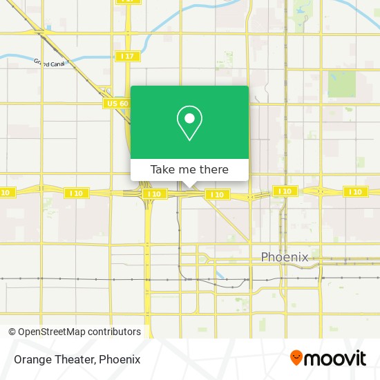 Mapa de Orange Theater