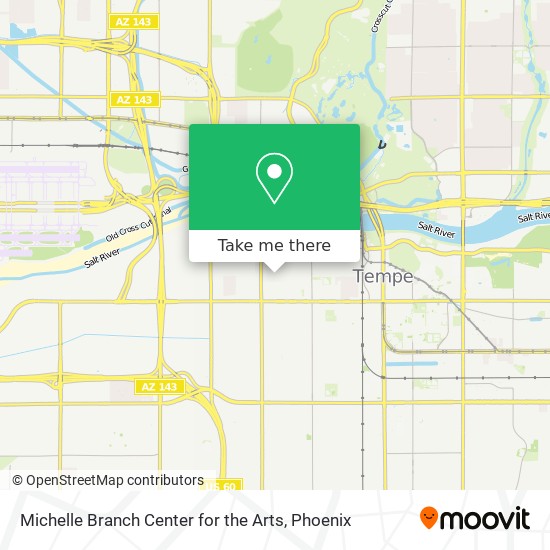 Michelle Branch Center for the Arts map