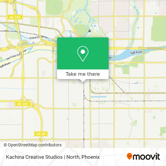 Mapa de Kachina Creative Studios | North