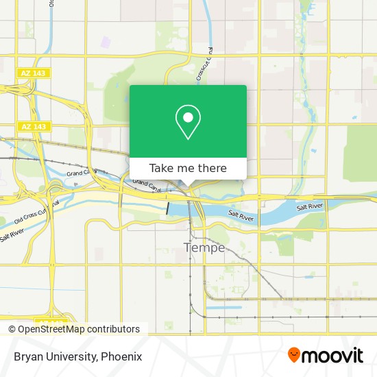 Mapa de Bryan University