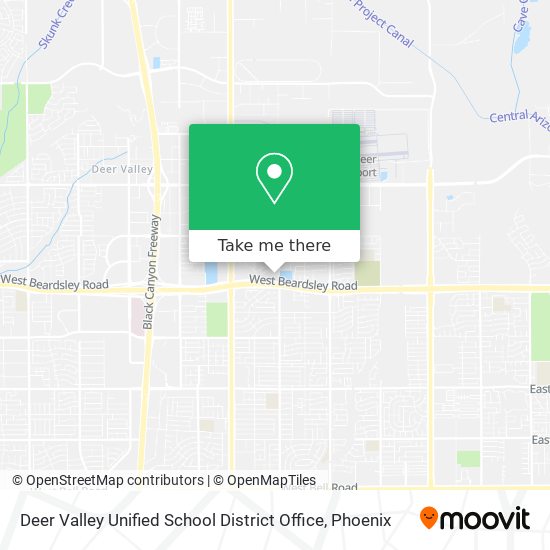 Deer Valley Unified School District Office map