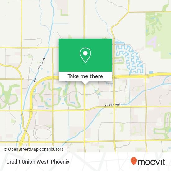 Credit Union West map