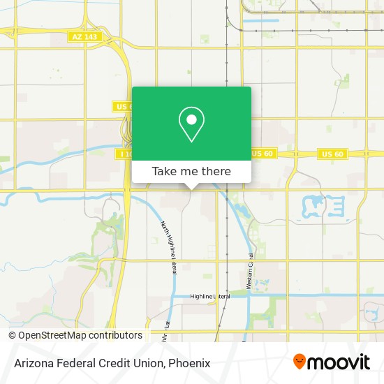 Arizona Federal Credit Union map