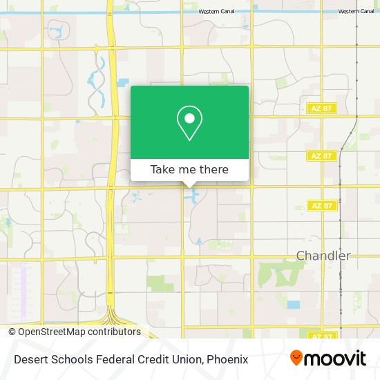 Mapa de Desert Schools Federal Credit Union