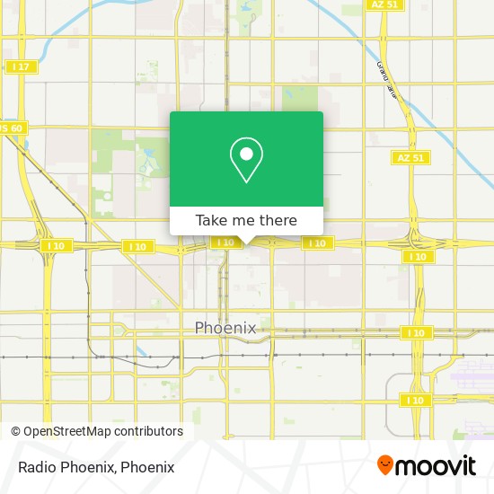 Mapa de Radio Phoenix
