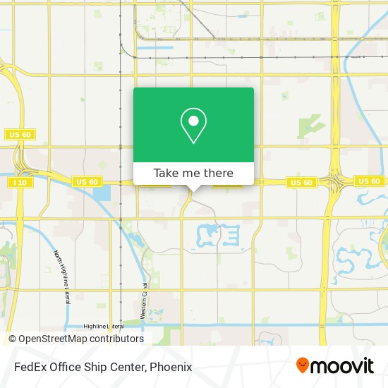 FedEx Office Ship Center map