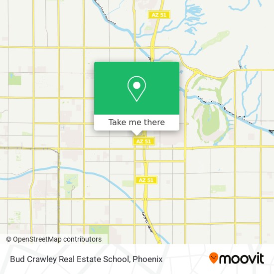 Mapa de Bud Crawley Real Estate School