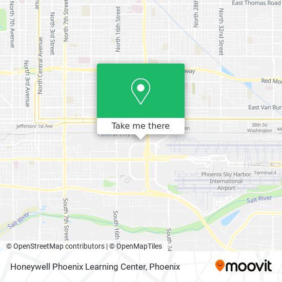 Mapa de Honeywell Phoenix Learning Center