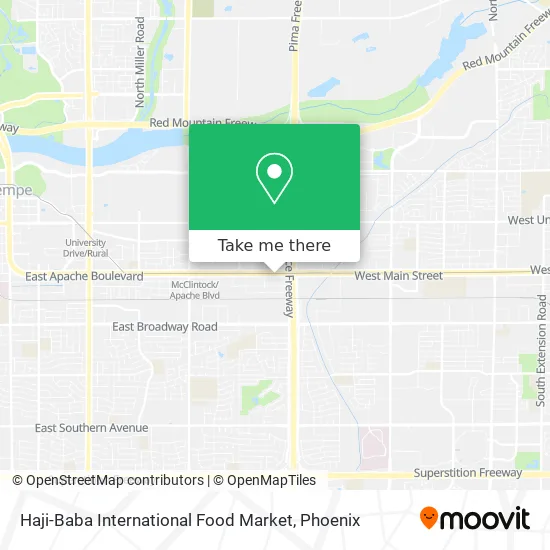 Haji-Baba International Food Market map