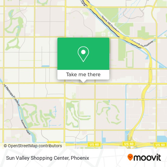 Sun Valley Shopping Center map