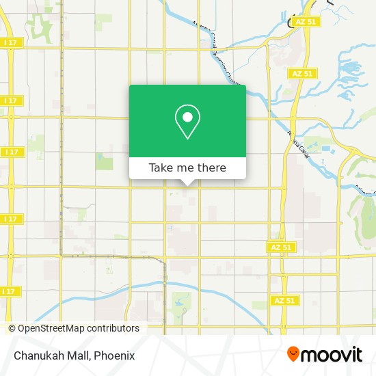 Chanukah Mall map