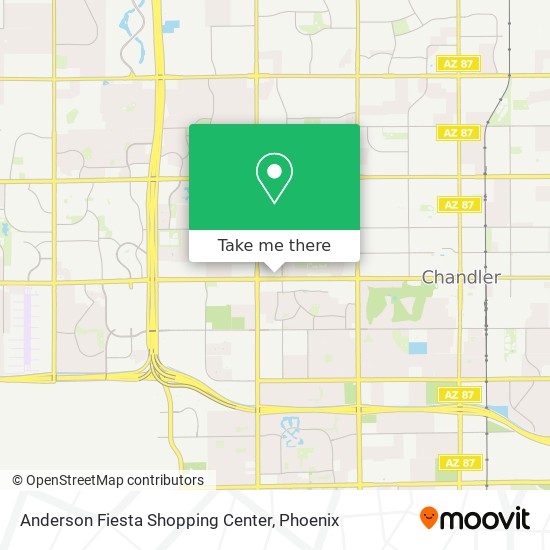 Anderson Fiesta Shopping Center map