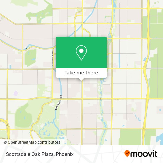 Scottsdale Oak Plaza map