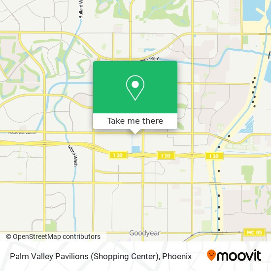Mapa de Palm Valley Pavilions (Shopping Center)